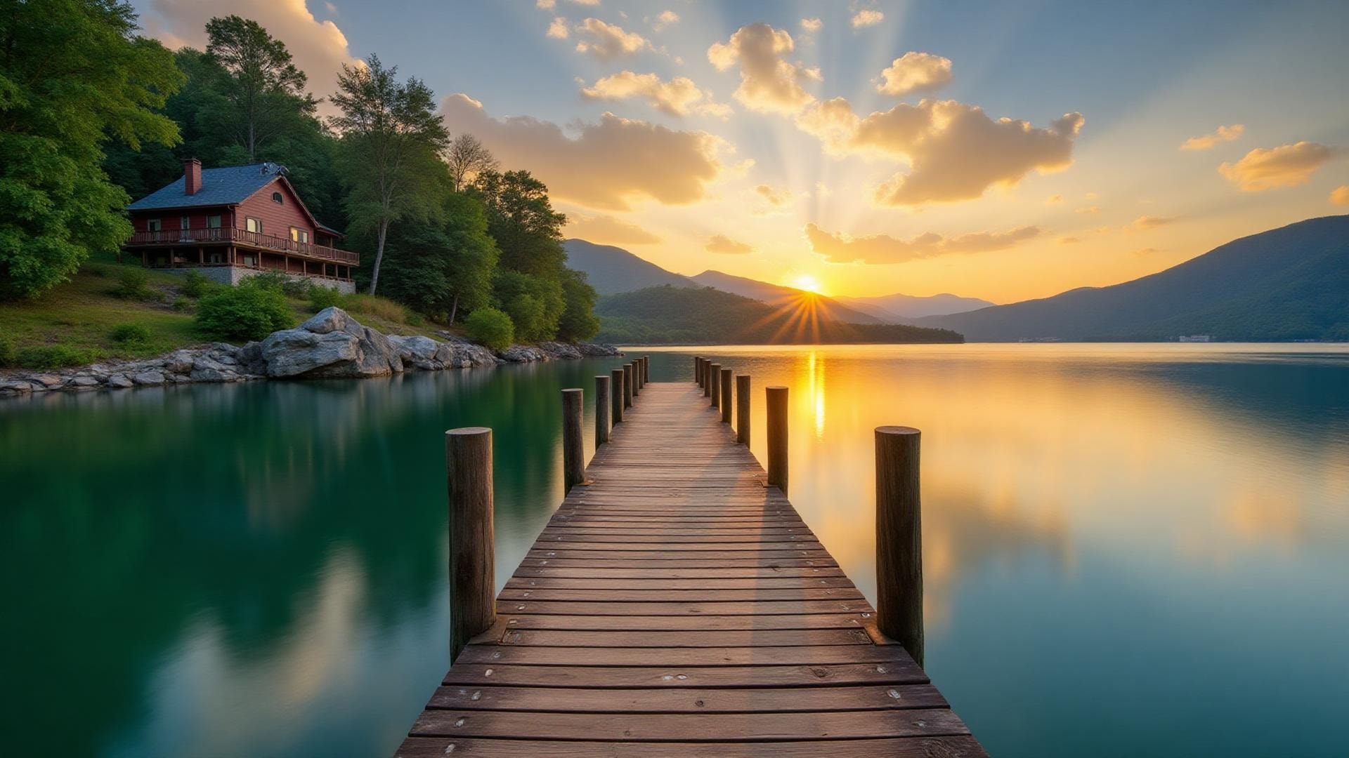 Beautiful lake view
